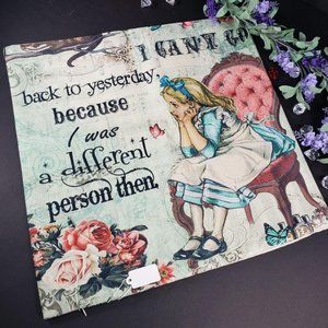 Alice n Wonderland Decorative Pillowcase